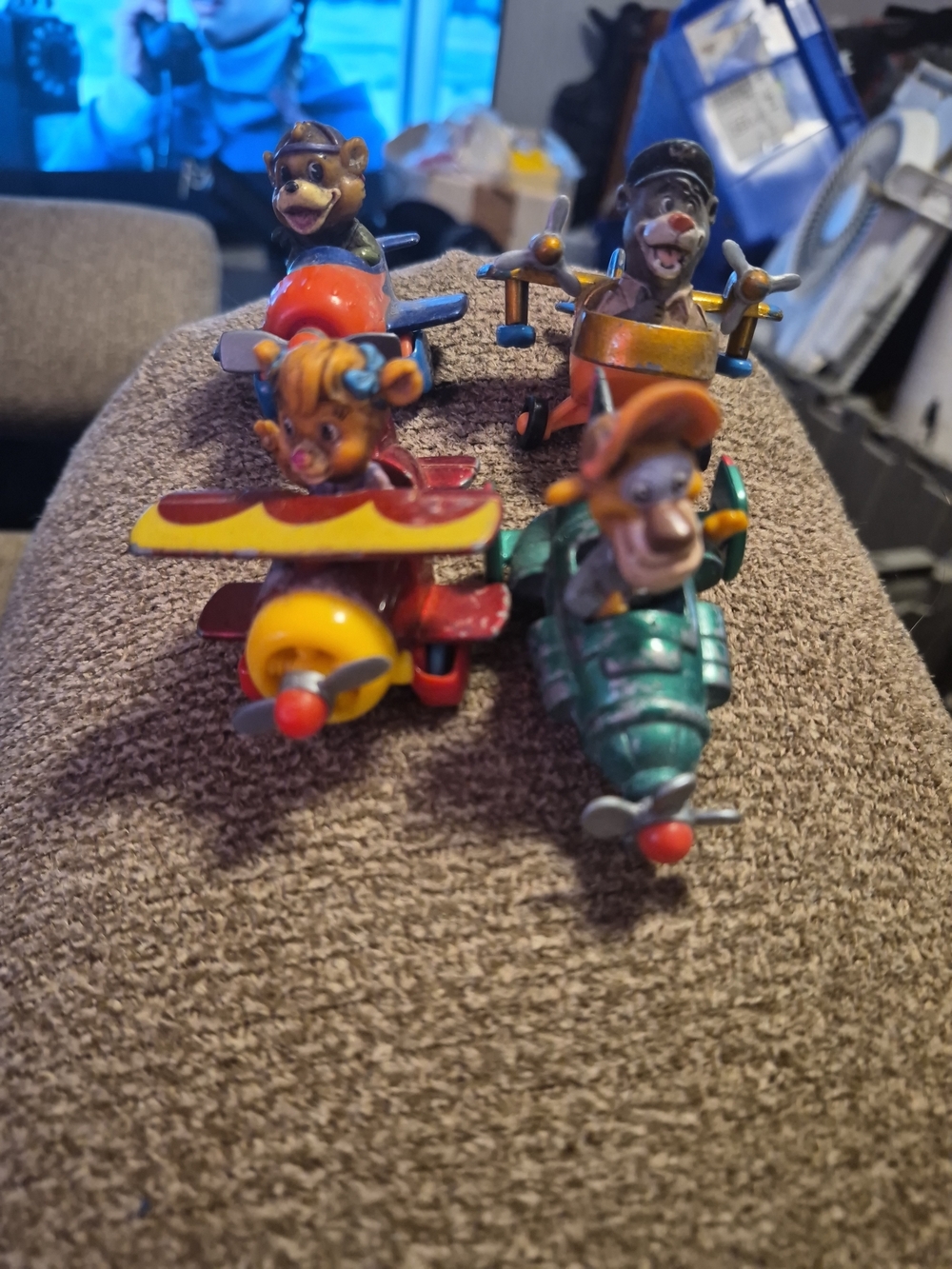 Disney TaleSpin Diecast Airplane Figures Set Of 4